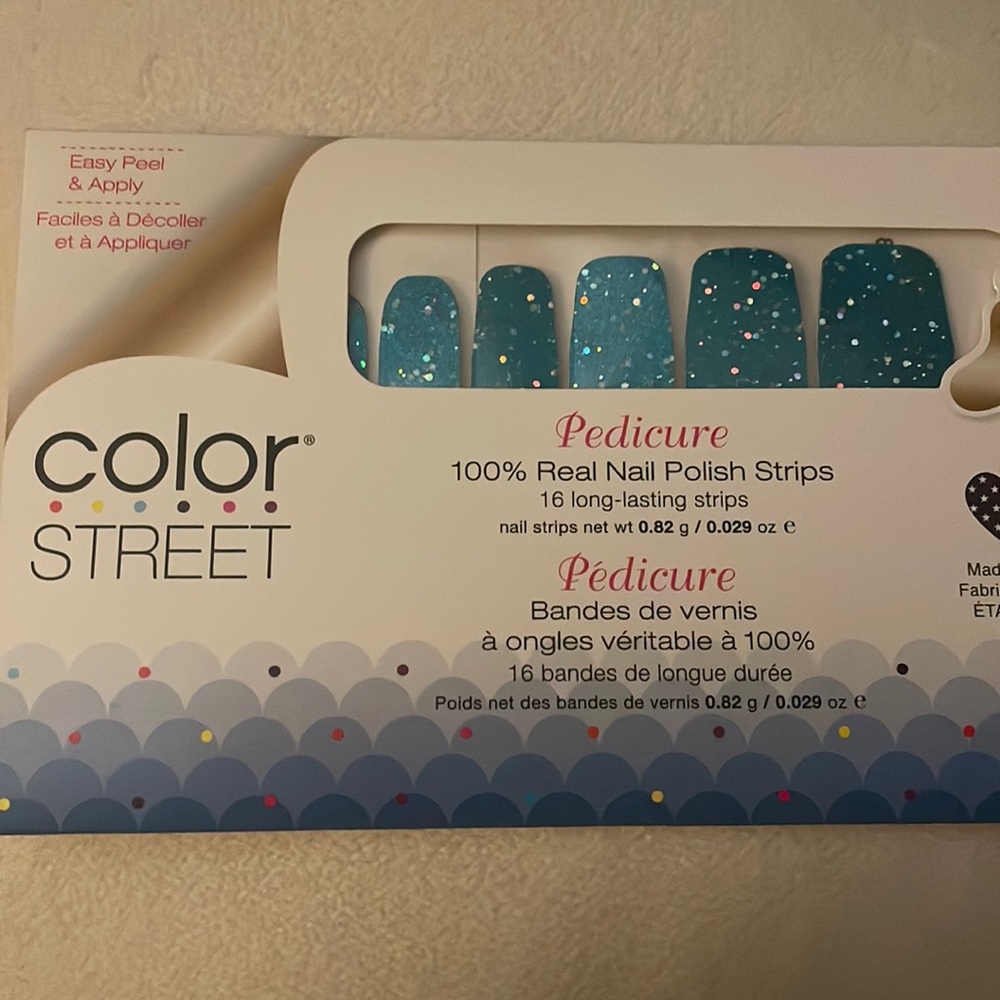 Color Street *Wailua Falls* Pedicure! RETIRED set!